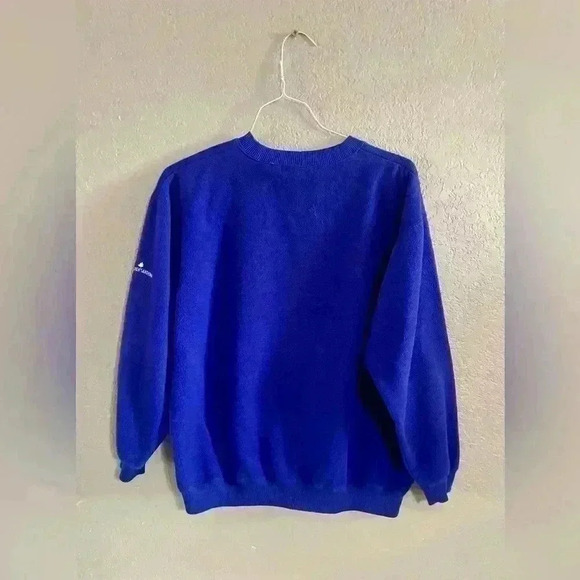 Vintage Marsh Landing Christmas Holiday Blue Sweater Women's Size M grandma - Picture 4 of 8
